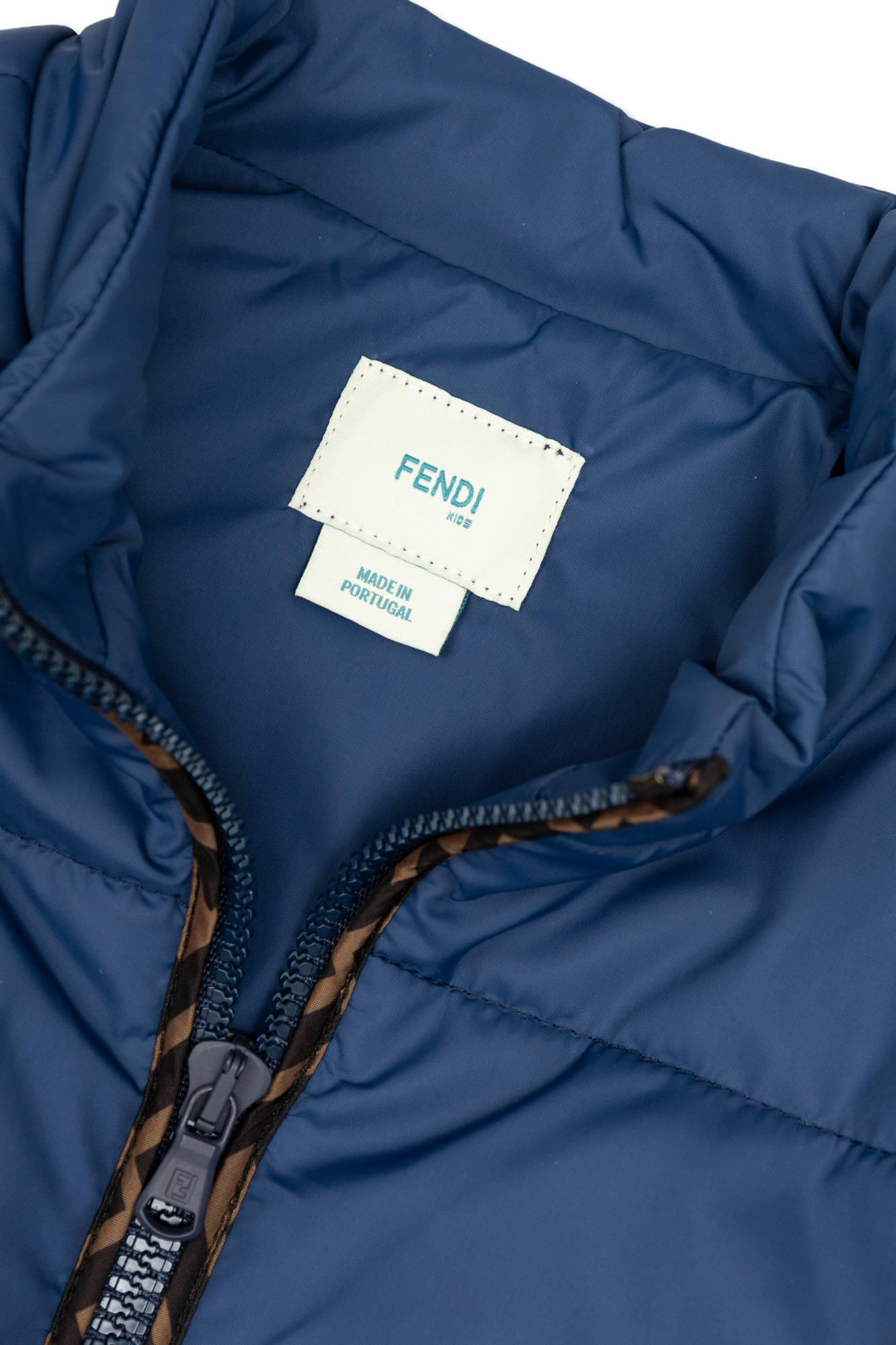 FENDI kids ジャケット Fendi Kids Insulated jacket with logo patch | Kids's Baby (0